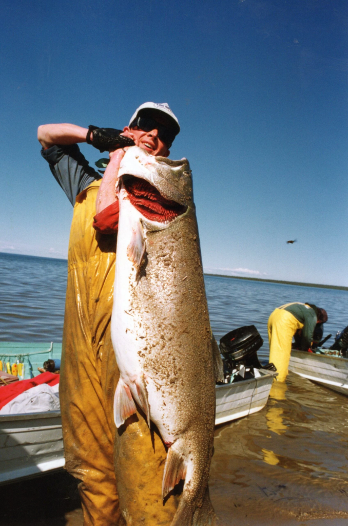 Record de la plus grosse truite de lac